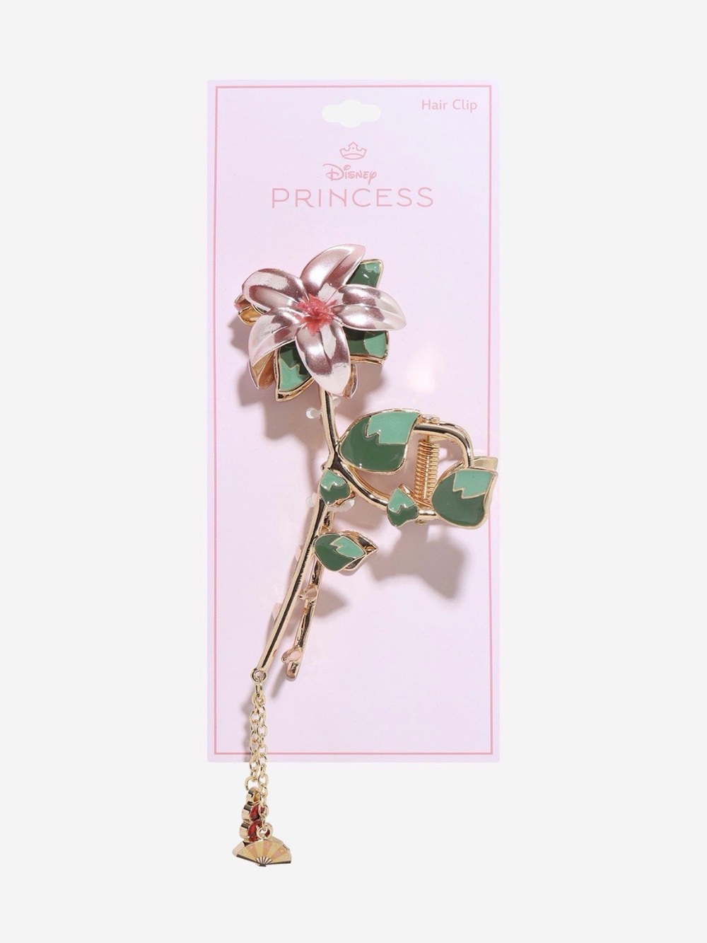 New Disney Mulan Flower Figural Claw Hair Clip